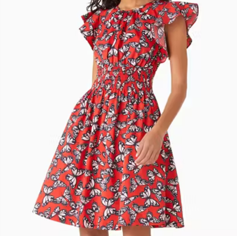 Kate Spade Butterfly Print Dress